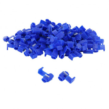 COSSE ELECTRIQUE PRE-ISOLEE CONNECTEUR BLEU POUR SECTION FIL 1 à 2.5 mm² (VENDU AU SACHET DE 100 PIECES) -SELECTION P2R-