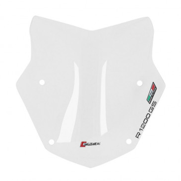 BULLE/SAUTE VENT MOTO POUR BMW 1200 R GS 2013>2018, R GS ADVENTURE 2013>2018 TRANSPARENT (SHORT HAUTEUR 350mm) -FACO- 3700948229705