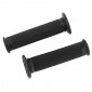 GRIP - DOMINO BLACK - universal for trial - CLOSE END - LONG 123 to 126mm (PAIR) -DOMINO-