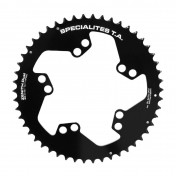 CHAINRING FOR ROAD BIKE- 5 Arms 50Teeth - Ø 110/130 EXTERNAL - ALUMINIUM BLACK 7075 TA ZENITH for LOOK ZED CHAINSET 10/11 Speed. 3662458005777