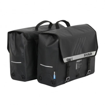 SACOCHE CAVALIERE LATERALE SHAD SW42 NOIR 25L (FIXATION UNIVERSELLE INCLUE) (X0SW42) 8430358664920