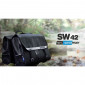 SHAD SW42 SADDLE BAGS - CAFE RACER - WATERPROOF - BROWN 25Lt (UNIVERSAL FITTING INCLUDED) (X0SW42)