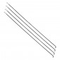 STAINLESS SPOKE- BLACK FOR EBIKE Ø 2,0mm - Ø 2,3mm L 290mm SAPIM "J BEND" WITH NUTS (SOLD PER 4) 5400540009627