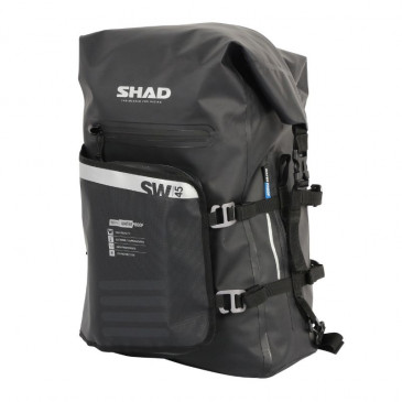 DUFFLE BAG - SHAD SW45 WATERPROOF - BLACK 40Lt ( fixation included) (X0SW45) 8430358664937