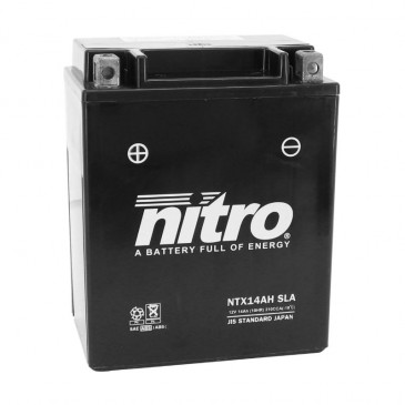 BATTERY 12V 12 Ah NTX14AH NITRO SLA MAINTENANCE FREE "READY TO USE" (L134x wd89xH166mm)