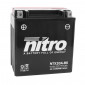 BATTERY 12V 17 Ah NTX20A-BS NITRO MF MAINTENANCE FREE WITH ACID PACK (Lg150x wd87xH161mm)