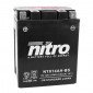 BATTERIE 12V 12 Ah NTX14AH-BS NITRO MF SANS ENTRETIEN AVEC PACK ACIDE (Lg134xL89xH166mm) 5414837137696
