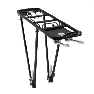 LUGGAGE RACK-REAR- ON STAYS- P2R ALUMINIUM-BLACK ADJUSTABLE FOR 28"/26"/24'' 3700948040676