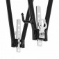 LUGGAGE RACK-REAR- ON STAYS- P2R ALUMINIUM-BLACK ADJUSTABLE FOR 28"/26"/24''