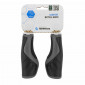 POIGNEE CITY HERRMANS OXY ERGO BI-DENSITE ERGONOMIQUE NOIR/GRIS L120mm (PAIRE) 6438534001370