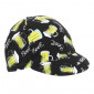 CASQUETTE VELO DECO BIERE NOIR / JAUNE