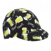 CASQUETTE VELO DECO BIERE NOIR / JAUNE 8013271312354