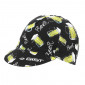 CASQUETTE VELO DECO BIERE NOIR / JAUNE