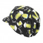 CASQUETTE VELO DECO BIERE NOIR / JAUNE