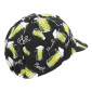 CASQUETTE VELO DECO BIERE NOIR / JAUNE 8013271312354