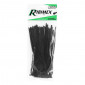 COLLIER DE SERRAGE NYLON TYPE RILSAN 2,5X160mm NOIR (PAR 100) 3701313300845