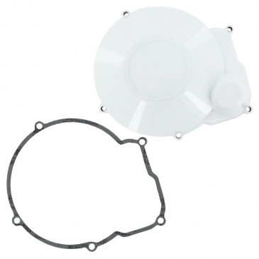 IGNITION COVER FOR MINARELLI 50 AM6/MBK 50 X-POWER, X-LIMIT/YAMAHA 50 TZR, DTR/PEUGEOT 50 XPS, XR6/RIEJU 50 RS1, SMX/BETA 50 RR/APRILIA 50 RS- WHITE -REPLAY-