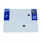 BANDE PLAQUE REMORQUE 275x200 POUR PVC VIERGE DEP. 35 avec EURO (VENDU A L'UNITE) 3700948231173