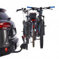 PORTE VELO D'ATTELAGE SUSPENDU MOTTEZ HERCULE POUR 3 VELOS VAE INCLINABLE AVEC ANTIVOL, SYTEME EASY POUR MONTAGE RAPIDE - FABRICATION FRANCAISE HOMOLOGUE CE - CHARGE MAXI 60KGS 3234640005126