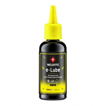 LUBRICANT FOR BICYCLE- WELDTITE TF2 E-LUBE TO OPTIMIZE TRANSMISSION ON EBIKES (100ml)