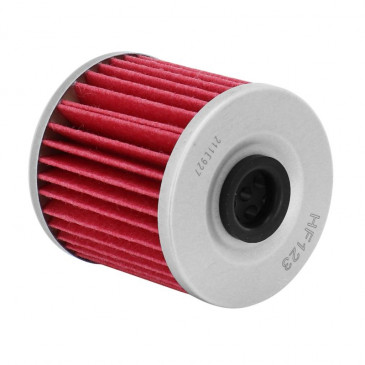 OIL FILTER FOR MOTORBIKE HIFLOFILTRO FOR KAWASAKI 600 KL, 650 KLR, KLX (55x57mm) (HF123) 824225110050