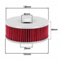 FILTRE A HUILE MOTO ADAPTABLE YAMAHA 750 XS, 850 XS, 1100 XJ, 1100 XS 1100, 1200 VMAX, 1200-1300 VENTURE (101x40mm) -HIFLOFILTRO HF146- 824225110227