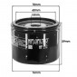 OIL FILTER FOR MOTORBIKE HIFLOFILTRO FOR MOTO-GUZZI 850 LE-MANS 1975>, CALIFORNIA 1945>, 1000 LE-MANS 1984>, CALIFORNIA 1982>, 1000 SP3 1990> (76x59mm) (HF552) 824225111262