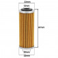 OIL FILTER FOR MOTORBIKE HIFLOFILTRO FOR KTM 250 EXC 2013>, 350 EXC 2012>, 400-450-530 EXC 2008>/HUSQVARNA 250-350-450 FC 2014>, 250-350 FE 2014>, 450 FS 2016> (33x87mm) (HF652) 824225111361