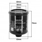 OIL FILTER FOR MAXISCOOTER HIFLOFILTRO FOR QUADRO D/S 2013> (50x70mm) () (HF 197)