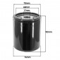 OIL FILTER FOR MOTORBIKE HARLEY- DAVIDSON 1450 ELECTRA GLIDE 2007>2015 RACING -HIFLOFILTRO HF171BRC- 824225111583