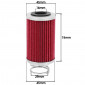 OIL FILTER FOR MOTORBIKE MV AGUSTA 1000 F4 2010>2016, 1090 BRUTALE 2012>2016 -HIFLOFILTRO HF567- 824225111538