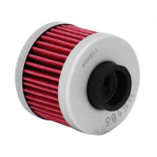 OIL FILTER FOR MAXISCOOTER HIFLOFILTRO FOR PEUGEOT 125 SATELIS, JET FORCE, ELYSEO, ELYSTAR/APRILIA 125 LEONARDO 1996>2004 , SCARABEO 1999>2003 (41x33mm) (HF185) 824225110395