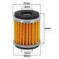 OIL FILTER FOR MAXISCOOTER YAMAHA 125 X-MAX, X-CITY/MBK 125 SKYCRUISER, CITYLINER -SELECTION P2R-