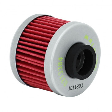 FILTRE A HUILE MAXISCOOTER MALOSSI RED CHILLI POUR PEUGEOT 125 CITYSTAR, ELYSEO, ELYSTAR, GEOPOLIS, JET-FORCE, SATELIS,TWEET/APRILIA 125 LEONARDO 1995>2005, 250 SCARABEO 1999>2003 (EQUIV HF185) 3700948135655