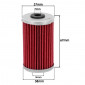OIL FILTER FOR MOTORBIKE HIFLOFILTRO FOR DAELIM 125 ROADWIN 2004>, DAYSTAR 2000> (38x67mm) (HF169) 824225110722