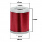 OIL FILTER FOR MAXISCOOTER MALOSSI FOR SUZUKI 250 BURGMAN 1998>, 400 BURGMAN 1999>2006 (EQUIVALENT HF132) 3700948136355