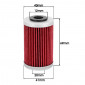 OIL FILTER FOR MOTORBIKE HIFLOFILTRO FOR KTM 125 DUKE, 640 DUKE, 250 EXC, 400 SX (41x69mm) (HF155) 824225110289