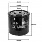 OIL FILTER FOR MOTORBIKE HIFLOFILTRO FOR TRIUMPH 600 DAYTONA, 800 BONNEVILLE, 955 TIGER, 955 SPEED-TRIPLE, PEUGEOT 400 METROPOLIS 2013> (68x65mm) (HF191) 824225110401