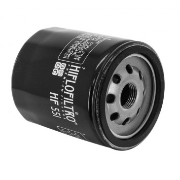 OIL FILTER FOR MOTORBIKE HIFLOFILTRO FOR MOTO-GUZZI 850 BREVA, 940 BELLAGIO, 1100 CALIFORNIA, 1200 NORGE, 1200 STELVIO (76x90mm) (HF551) 824225111255