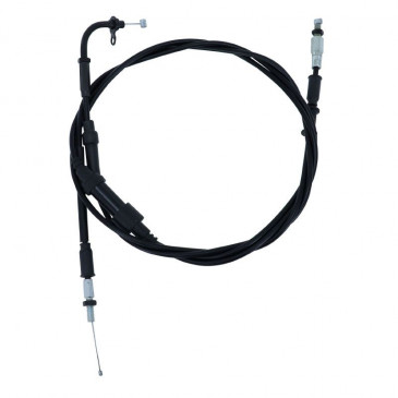 CABLE/COMMANDE/TRANSMISSION DE GAZ (DE LA POIGNEE VERS REPARTITEUR) ORIGINE PIAGGIO APRILIA 50 SR H2O 2004> -AP8214239-
