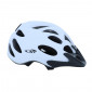 URBAN BIKE ADULT HELMET-NEWTON V2 WHITE WITH VISOR- -WITH LOCK SYSTEM- EURO 55-58 + INTEGRATED LED LIGHTING (SOLD IN BOX)