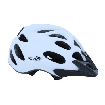 URBAN BIKE ADULT HELMET-NEWTON V2 WHITE WITH VISOR- -WITH LOCK SYSTEM- EURO 55-58 + INTEGRATED LED LIGHTING (SOLD IN BOX)