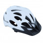 URBAN BIKE ADULT HELMET-NEWTON V2 WHITE WITH VISOR- -WITH LOCK SYSTEM- EURO 55-58 + INTEGRATED LED LIGHTING (SOLD IN BOX)