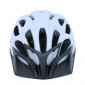 URBAN BIKE ADULT HELMET-NEWTON V2 WHITE WITH VISOR- -WITH LOCK SYSTEM- EURO 55-58 + INTEGRATED LED LIGHTING (SOLD IN BOX)