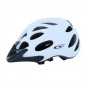 URBAN BIKE ADULT HELMET-NEWTON V2 WHITE WITH VISOR- -WITH LOCK SYSTEM- EURO 55-58 + INTEGRATED LED LIGHTING (SOLD IN BOX)