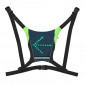 ECLAIRAGE CORPOREL/BAUDRIER SECURITE AVEC SIGNALISATION INTEGREE 48 LEDS - TELECOMMANDE CINTRE SANS FIL INDICATEUR DE DIRECTION (H20xL20cm) RECHARGEABLE USB (SUR GILET/VESTE) VELO / TROTTINETTE 3700256070075