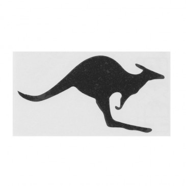 AUTOCOLLANT/STICKER MERYT DESSIN KANGOUROU NOIR (10,5x5,5cm) 3700948131824