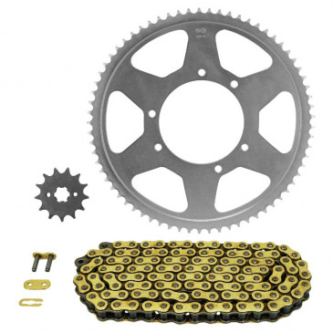 CHAIN AND SPROCKET KIT FOR APRILIA 125 RX 2018>2021 428 13x69 (OEM SPECIFICATION) -AFAM-