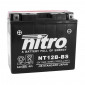 BATTERIE 12V 10 Ah NT12B-BS NITRO MF SANS ENTRETIEN AVEC PACK ACIDE (Lg150xL69xH130mm) (EQUIVALENT YT12B-BS) 5414837137634