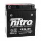 BATTERY 12V 5 Ah NB5L-BS NITRO MAINTENANCE FREE-SUPPLIED WITH ACID PACK (Lg115xWd58xH130) (EQUALS YB5L-BS)
